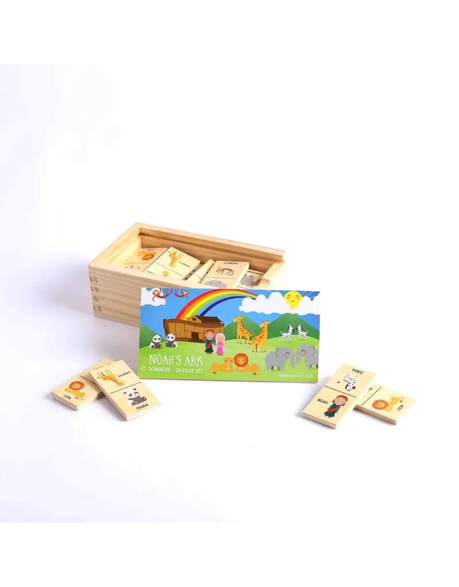 Swanson Noah's Ark Wood Dominoes