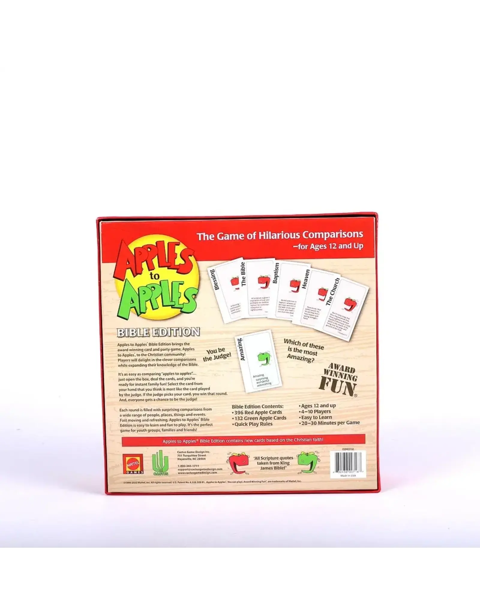 Swanson Apples to Apples Bible Edition Game