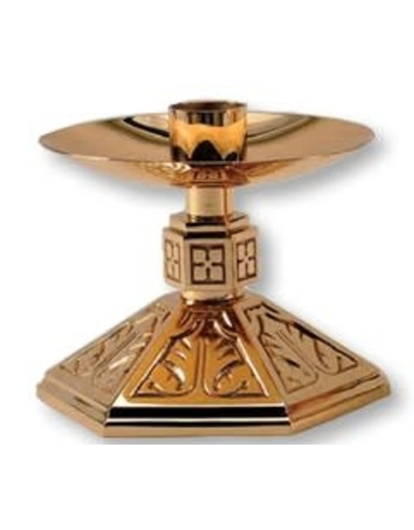 Regal Altar Candlestick 5.5" Satin Bronze