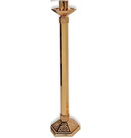 Regal Candlestick 44"Ht, 10"x12" Base, High Polish Finish