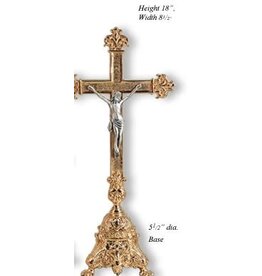 Regal Standing Crucifix 18" - Combination Finish