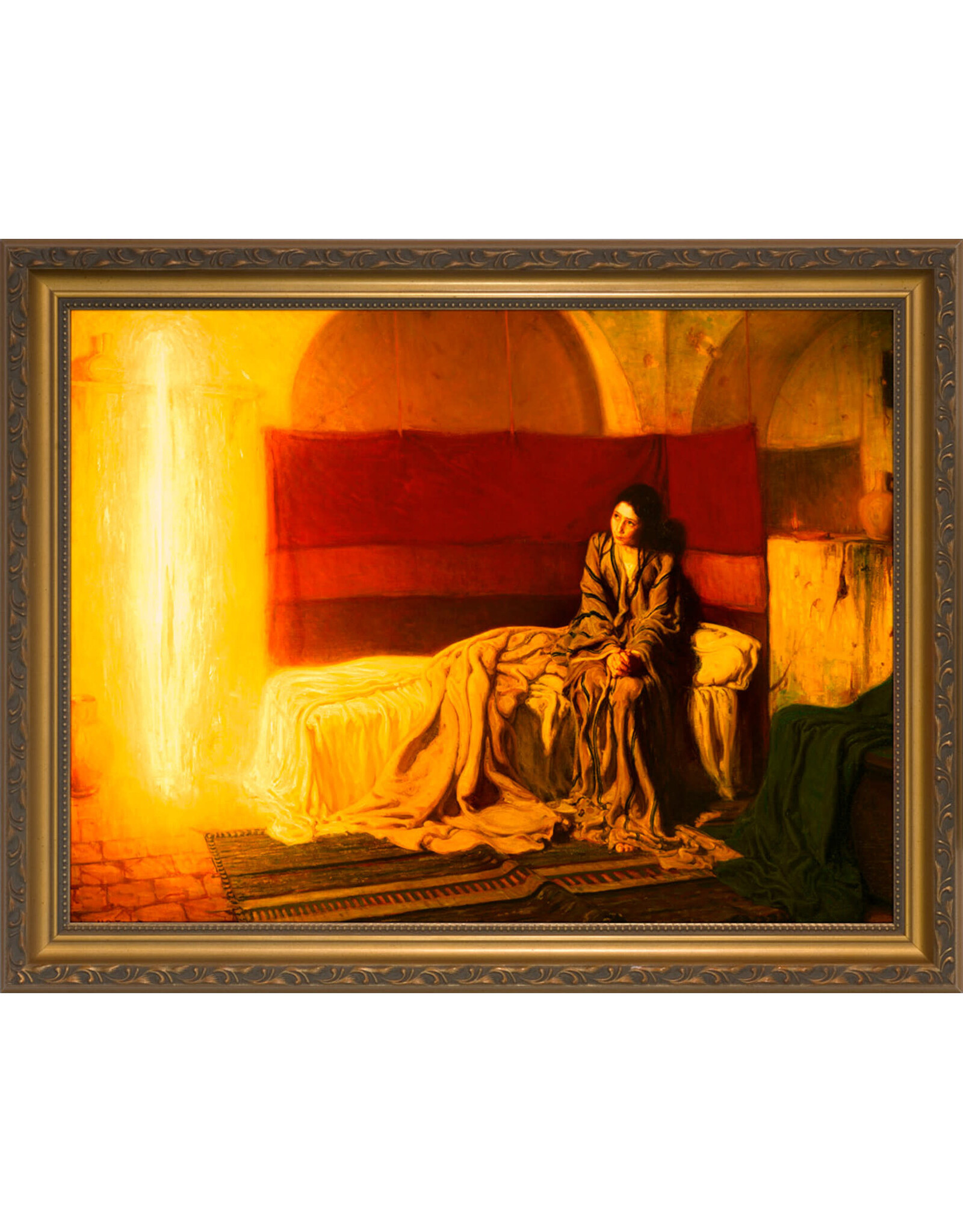 Nelson Art Annunciation by Henry Ossawa Tanner Framed Art Picture 8"x10"