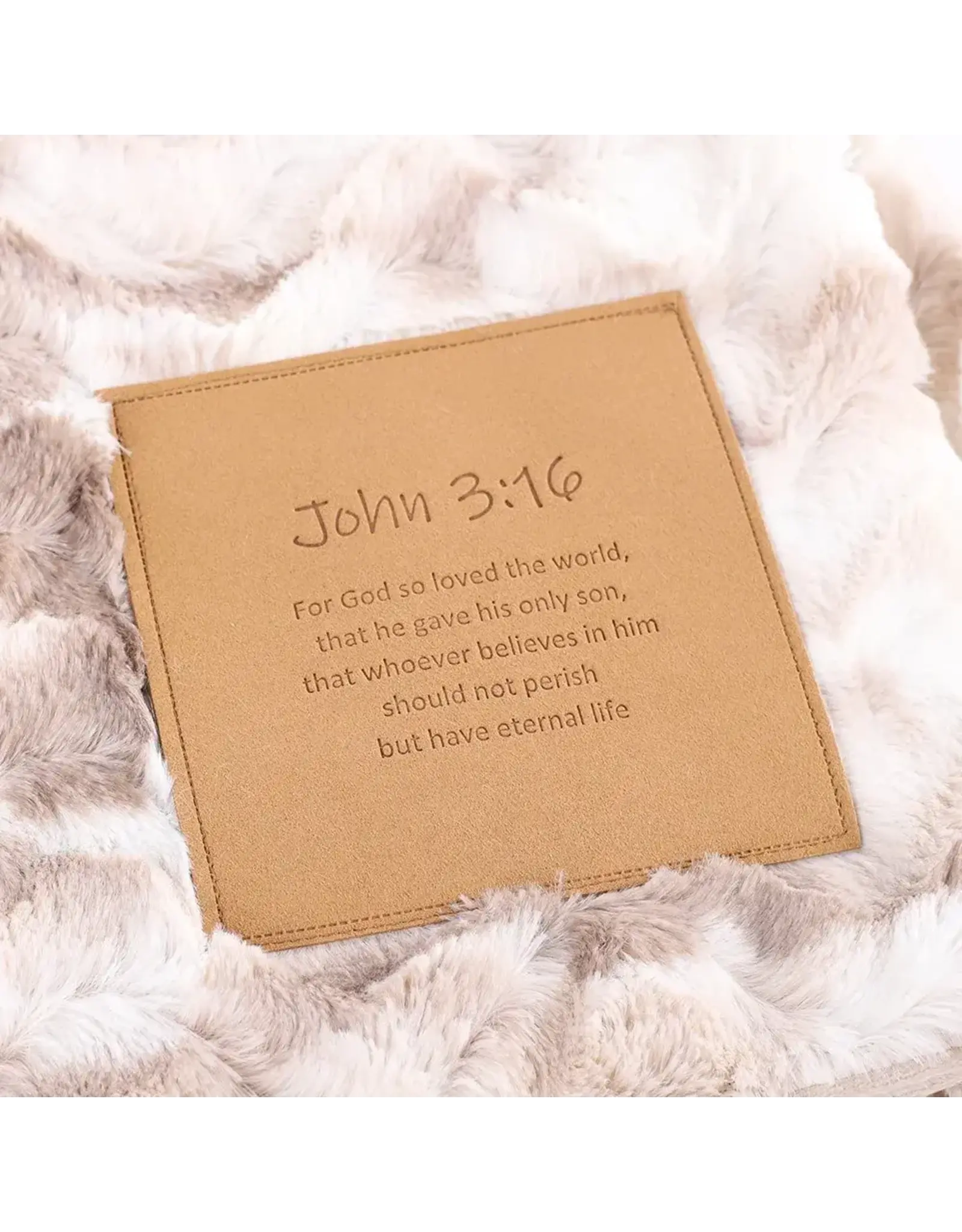 Swanson Fluffy Throw Blanket - John 3:16