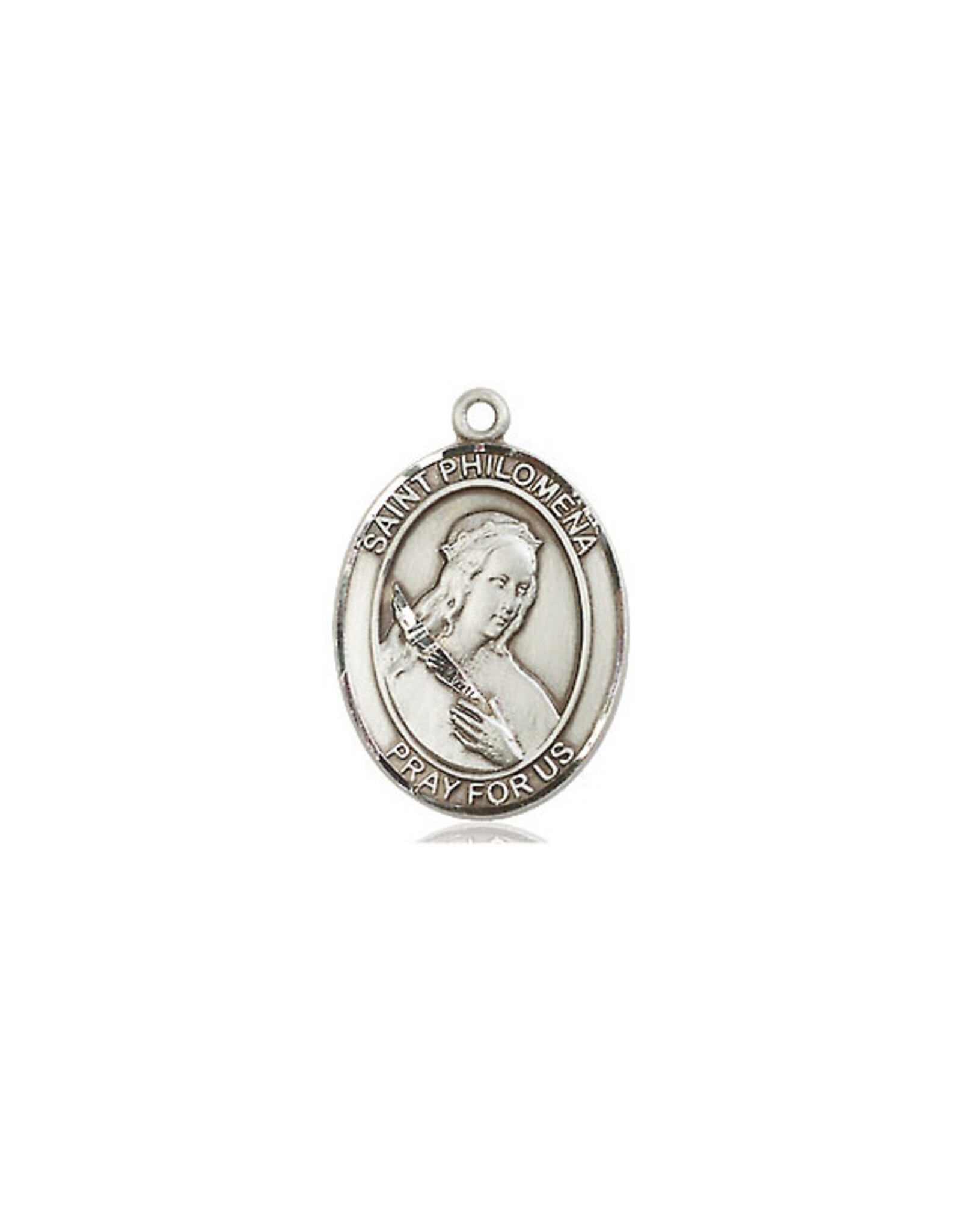 Bliss St. Philomena Medal, Sterling Silver