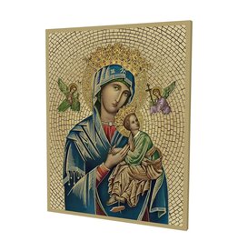 Hirten Wood Gold Foil Mosaic Plaque