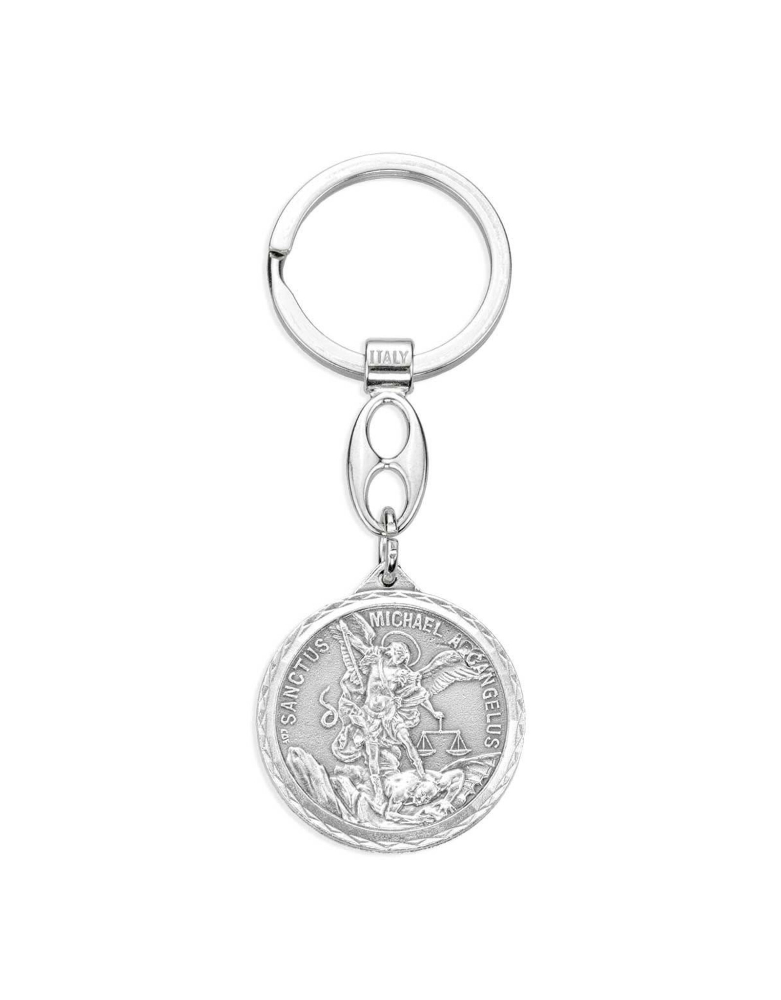 Hirten Keychain - St. Michael/St. Christopher