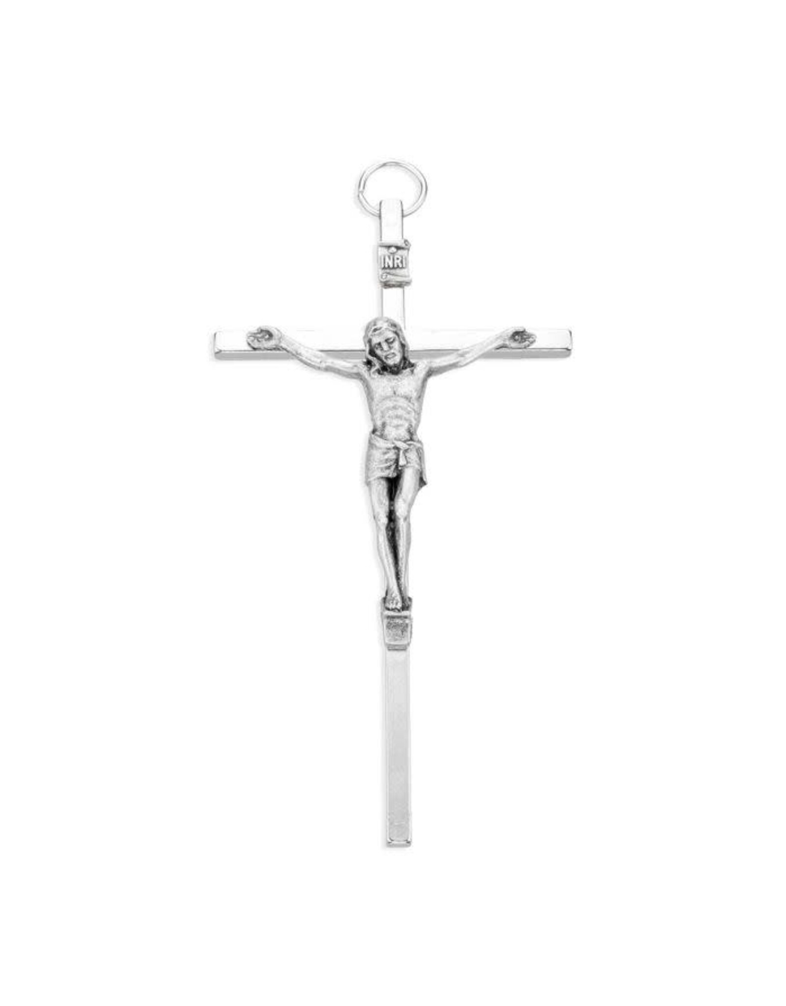 Hirten Silver Crucifix (5")