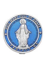 Hirten Visor Clip - Hail Mary, Blue Epoxy