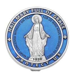 Hirten Visor Clip - Hail Mary, Blue Epoxy