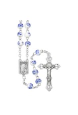 Hirten Rosary - Blue Painted Porcelain Beads