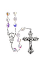 Hirten Rosary - Crystal Aurora Borealis Beads