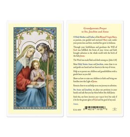 Hirten Holy Card, Laminated - Grandparents Prayer to Sts. Joachim & Anne