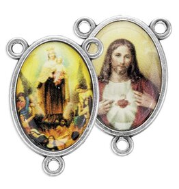 Hirten Rosary Centerpiece - Departed Souls (Scapular)