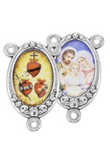 Hirten Rosary Centerpiece - Three Hearts