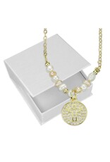 Hirten Necklace - Cross with Freshwater Pearls