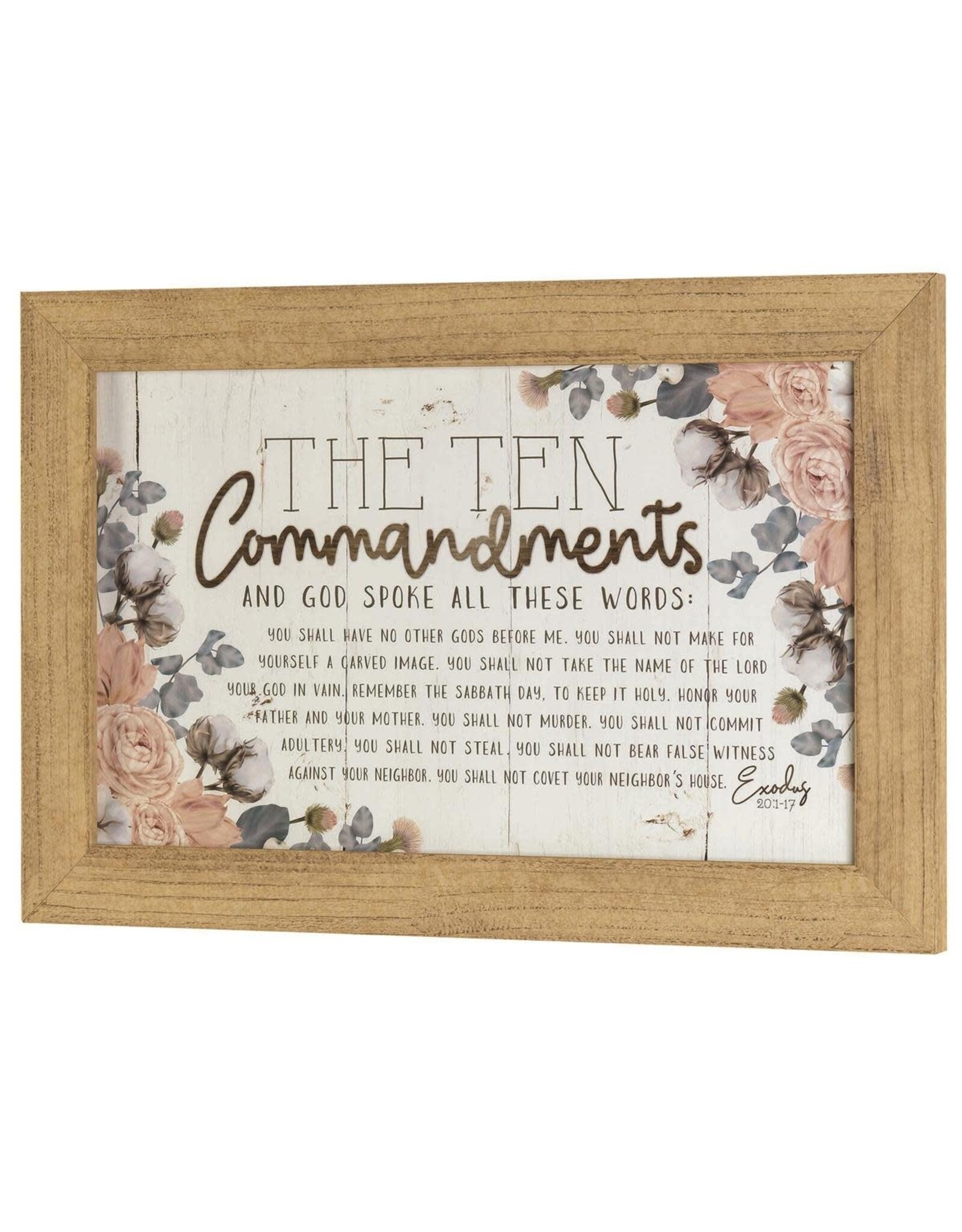 Dicksons Ten Commandments Framed Wall Art