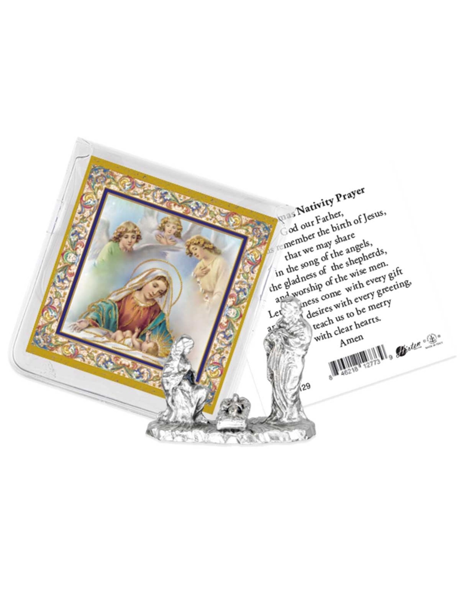 Hirten Pocket Statue with Holy Card