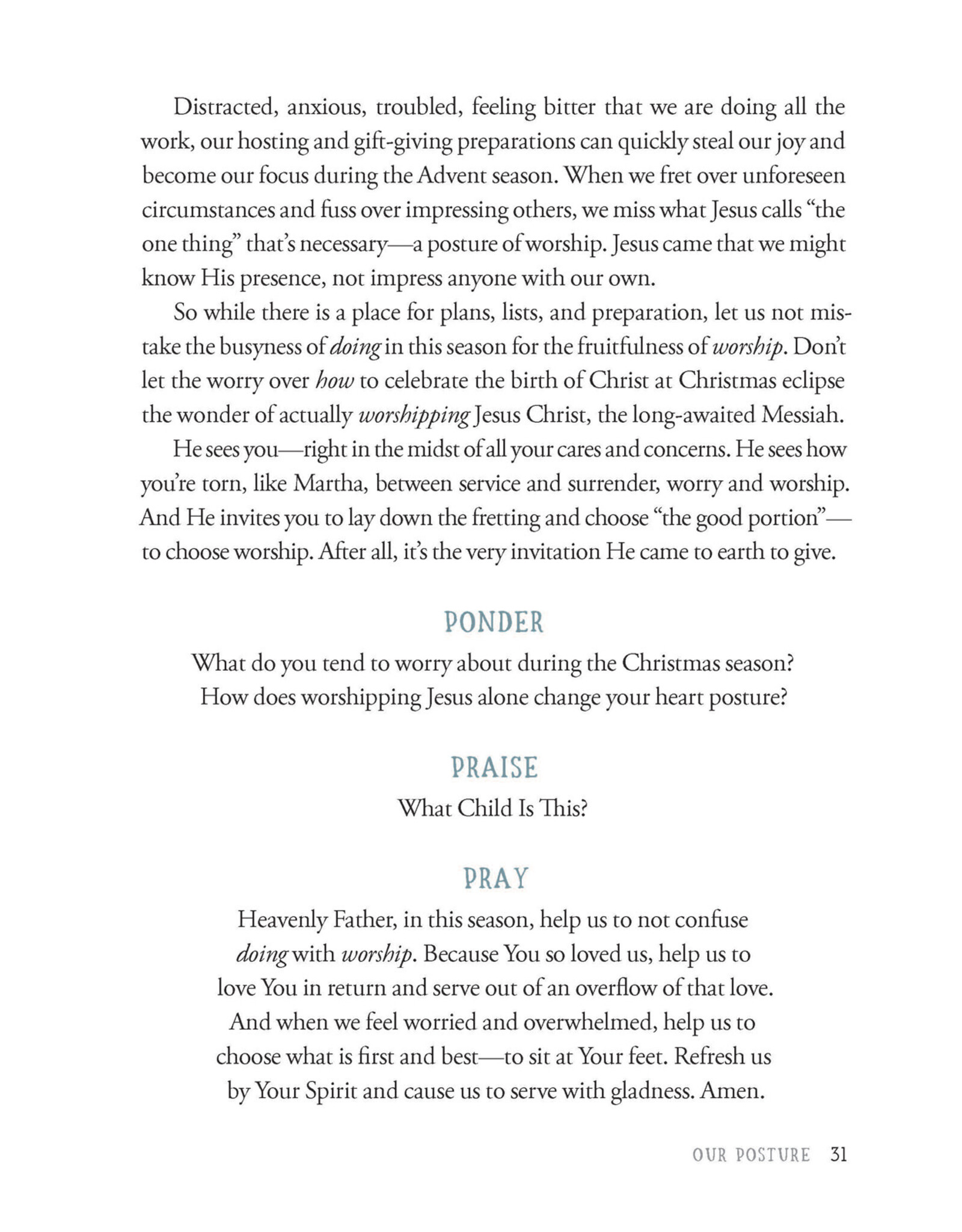 Harvest House Emmanuel: An Invitation to Prepare Him Room at Christmas and Always