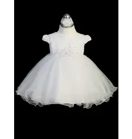Tip Top Kids Baptism (Christening) Gown - Girl, Elegant Dress with Vest & Headband