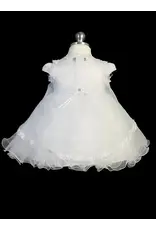 Tip Top Kids Baptism (Christening) Gown - Girl, Elegant Dress with Vest & Headband