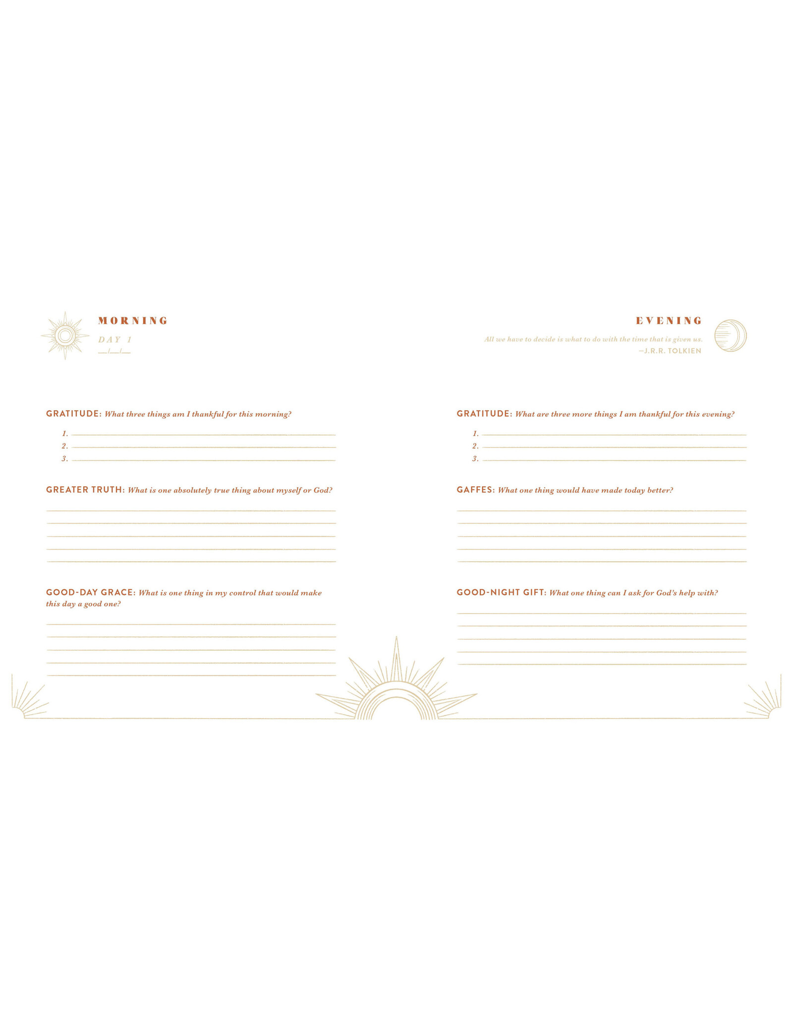 Harvest House First Light and Eventide: Daily Gratitude Journal