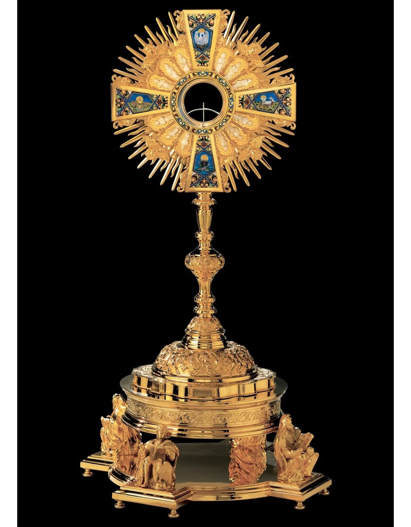 Molina Thabor (Pedestal) - "The Four Evangelists" Gold Plated