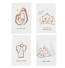 Mud Pie Nativity Tea Towel