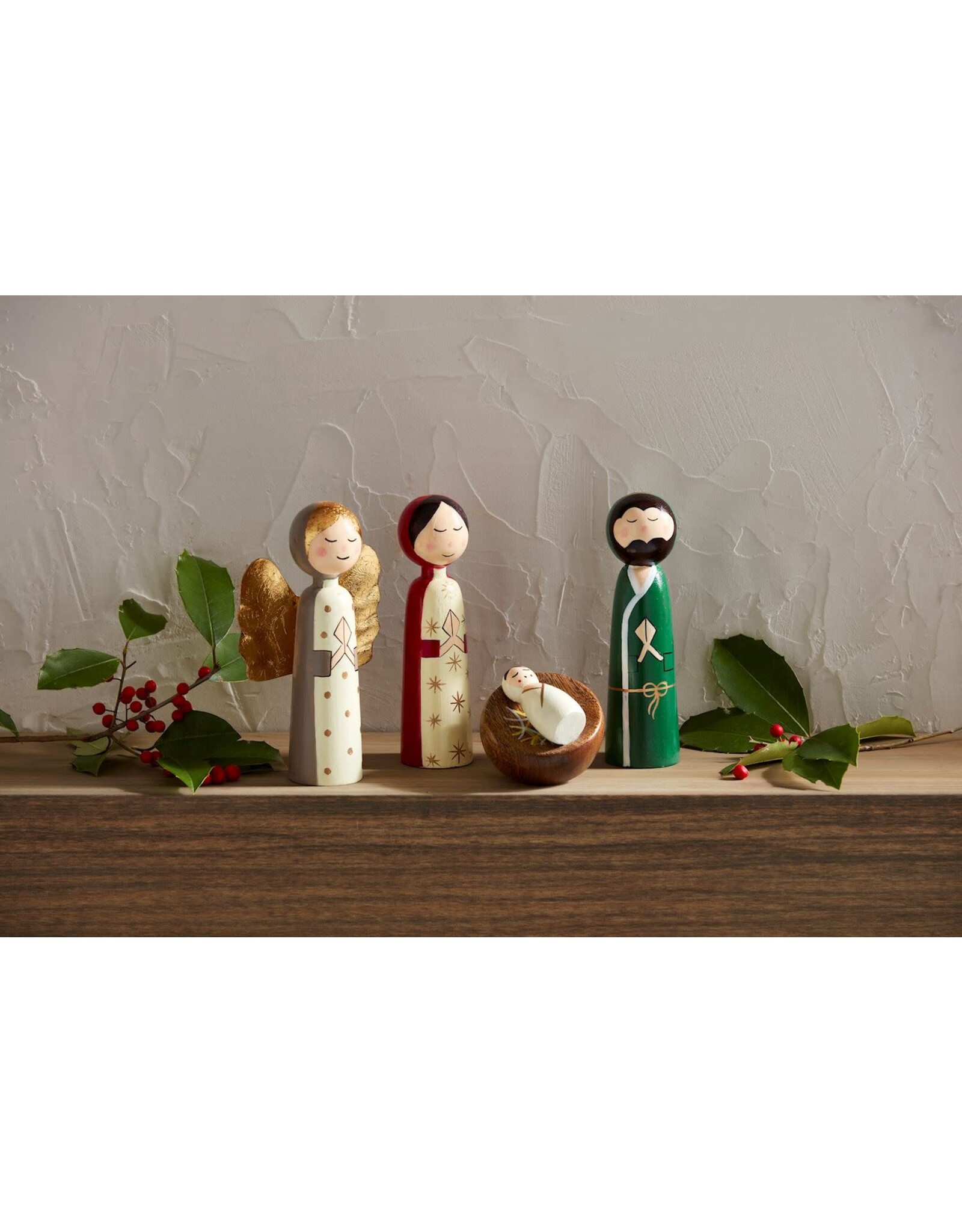 Mud Pie Nativity Peg Set