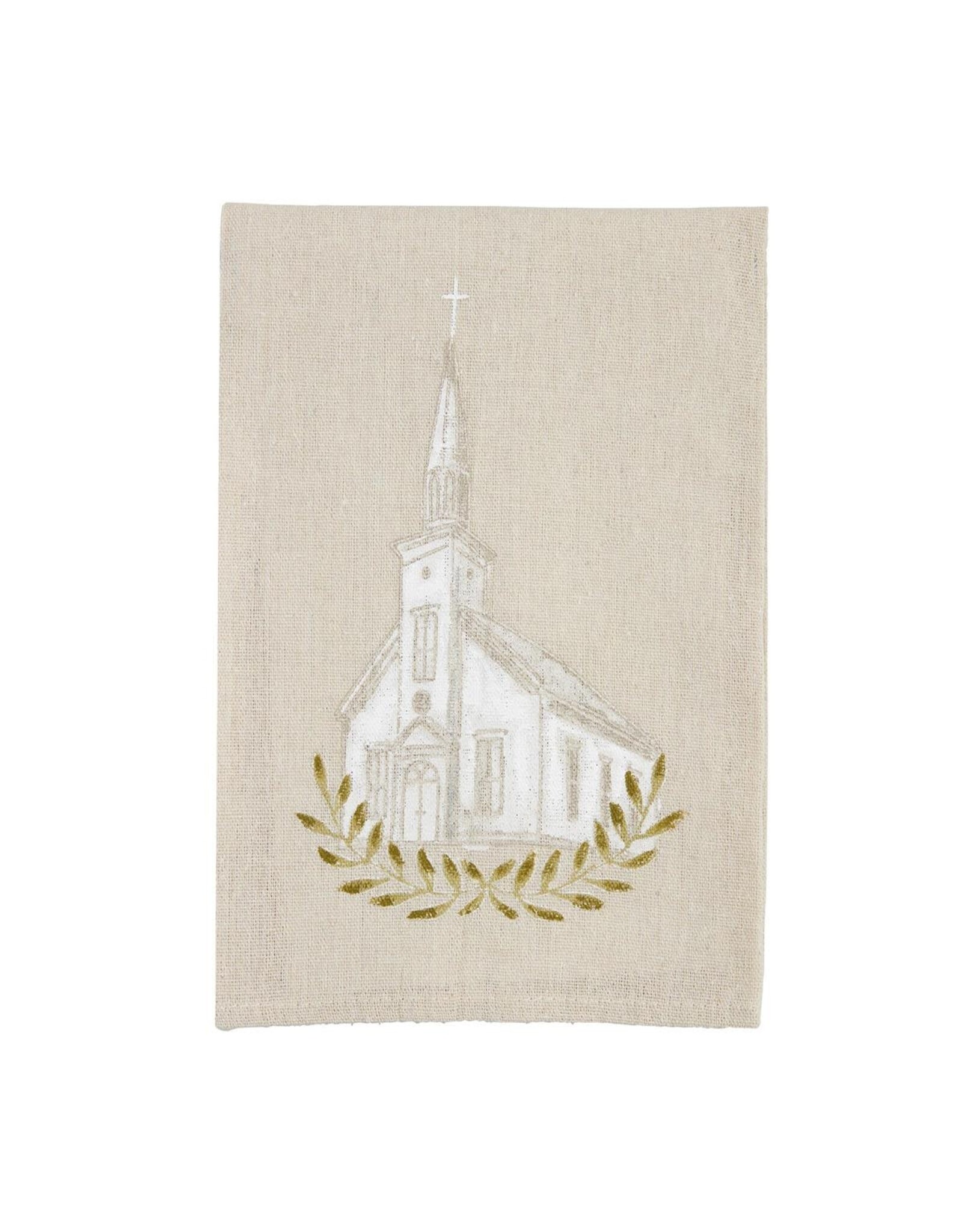 Mud Pie Tea Towel - Church