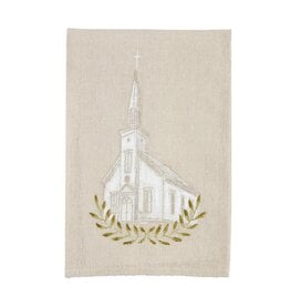 Mud Pie Tea Towel - Church