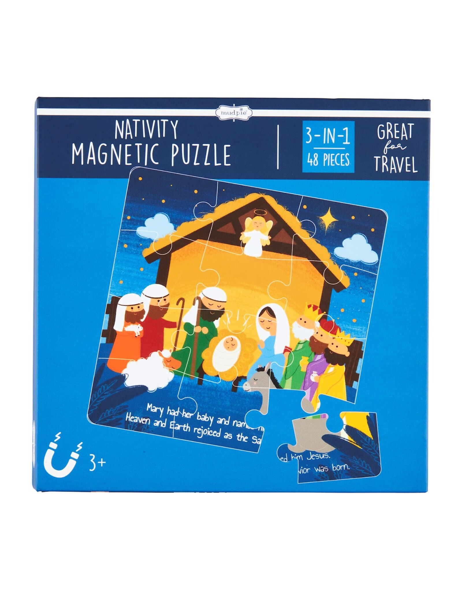 Mud Pie Nativity Magnetic Puzzle Set