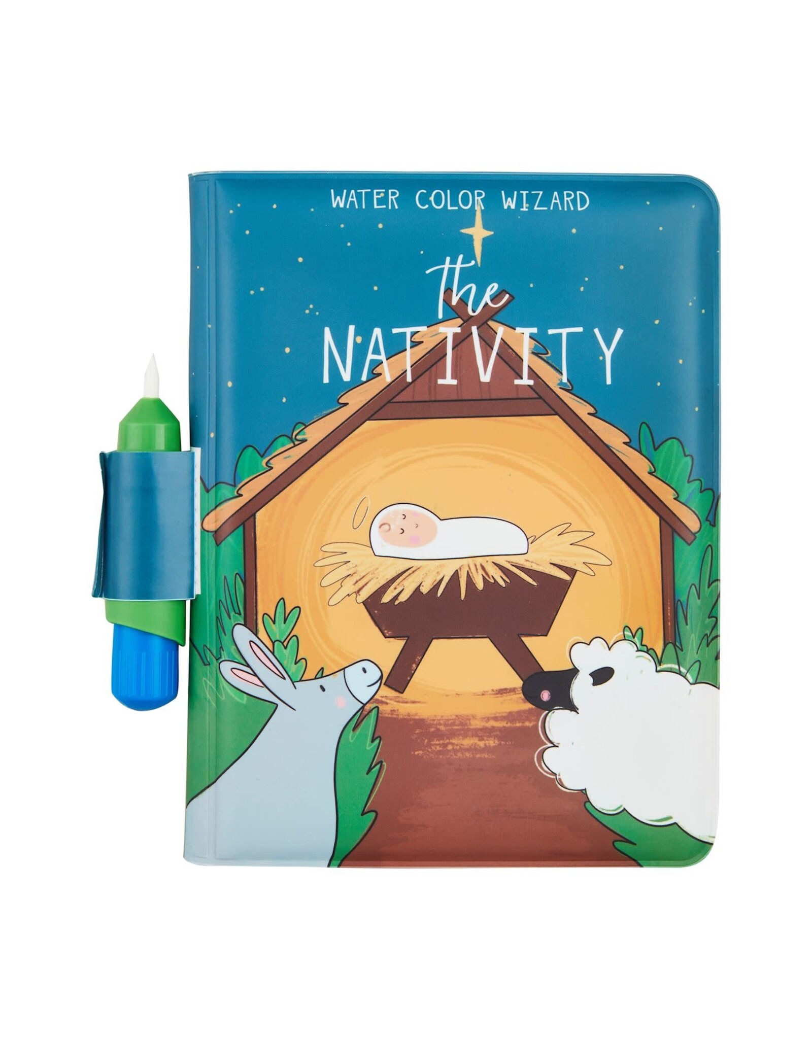 Mud Pie Nativity Water Color Wizard Book