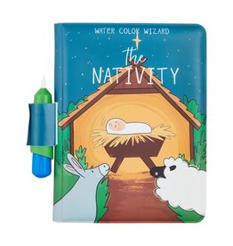 Mud Pie Nativity Water Color Wizard Book