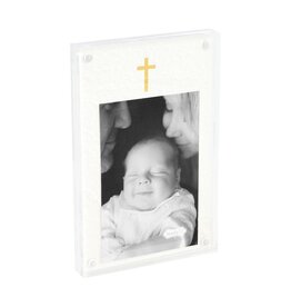 Mud Pie Cross Acrylic Frame