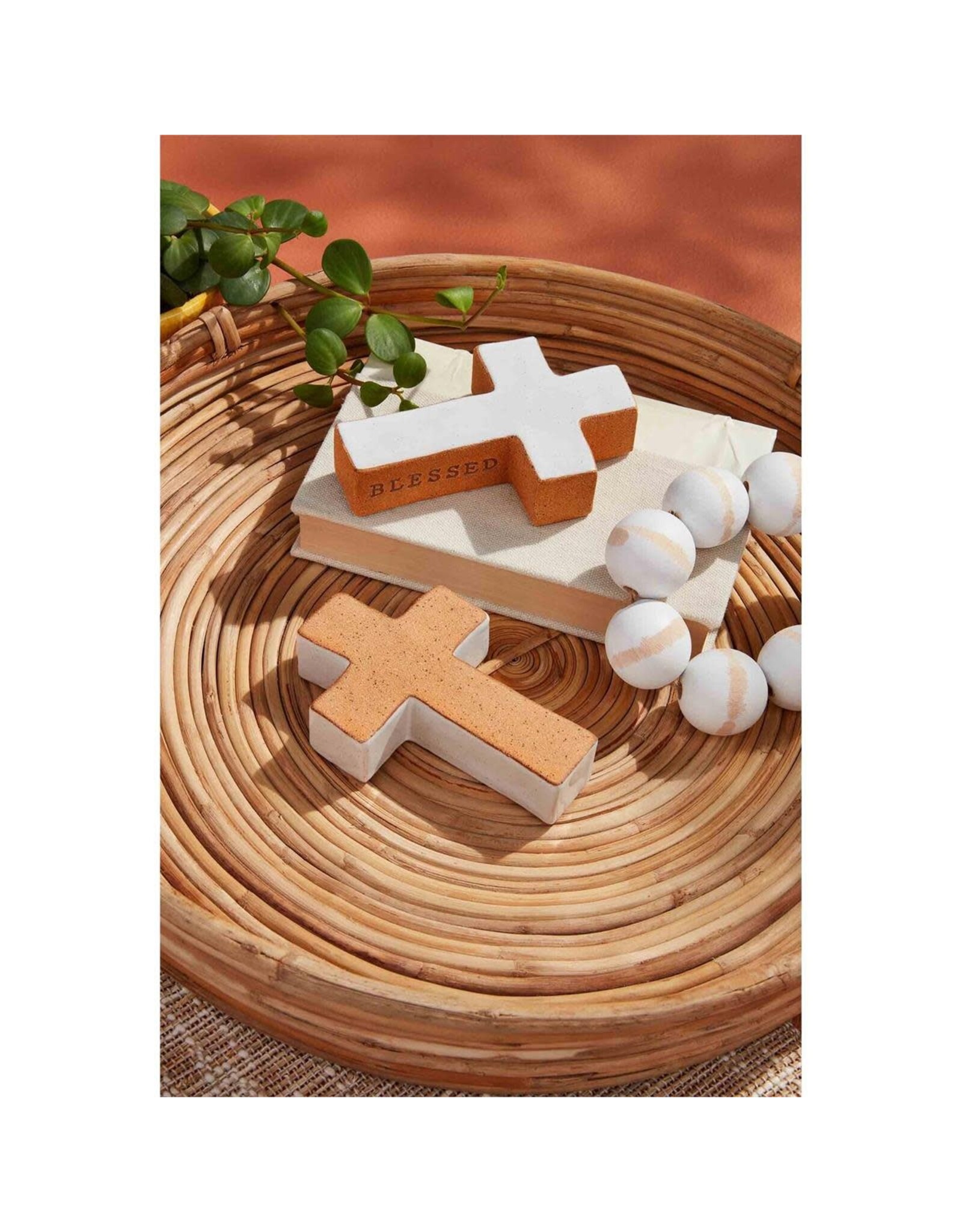 Mud Pie Terracotta Cross