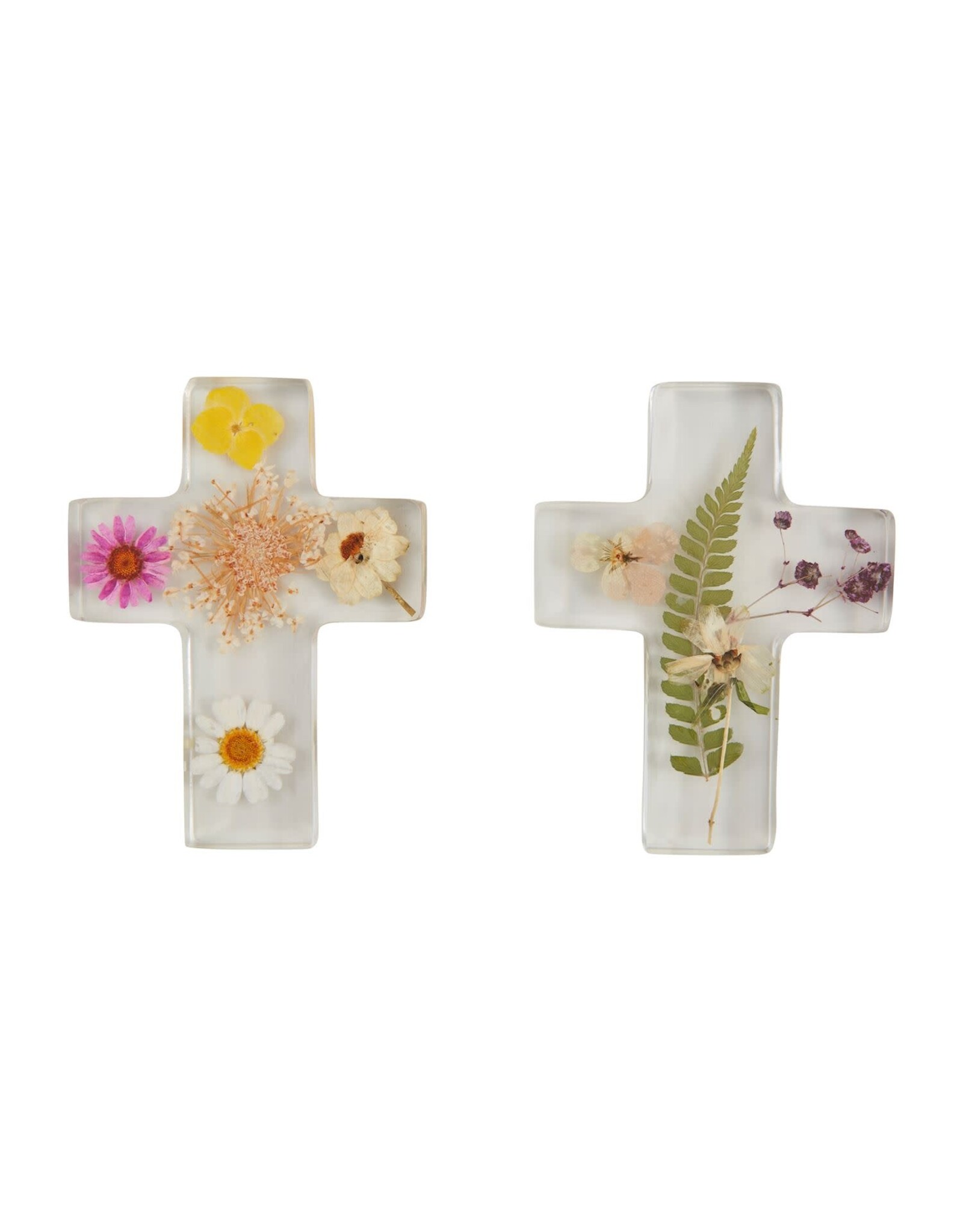 Mud Pie Dried Flower Cross,