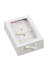 Mud Pie Welcome to the World Bracelet/Necklace Set