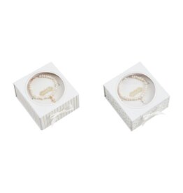 Mud Pie Petite Cross Bracelet,