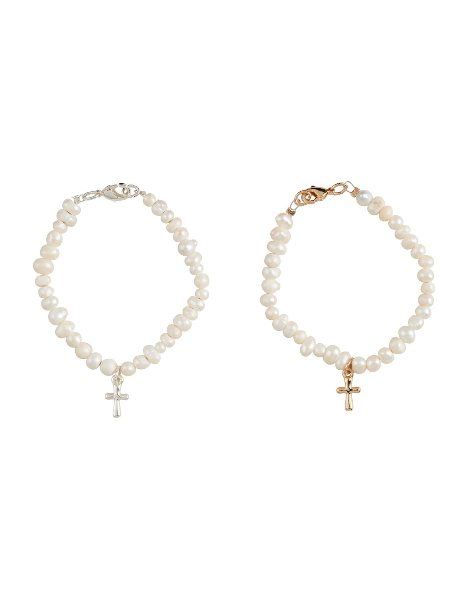 Mud Pie Petite Cross Bracelet,