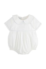 Mud Pie Baptism (Christening) Romper, Cross Poplin Bubble -