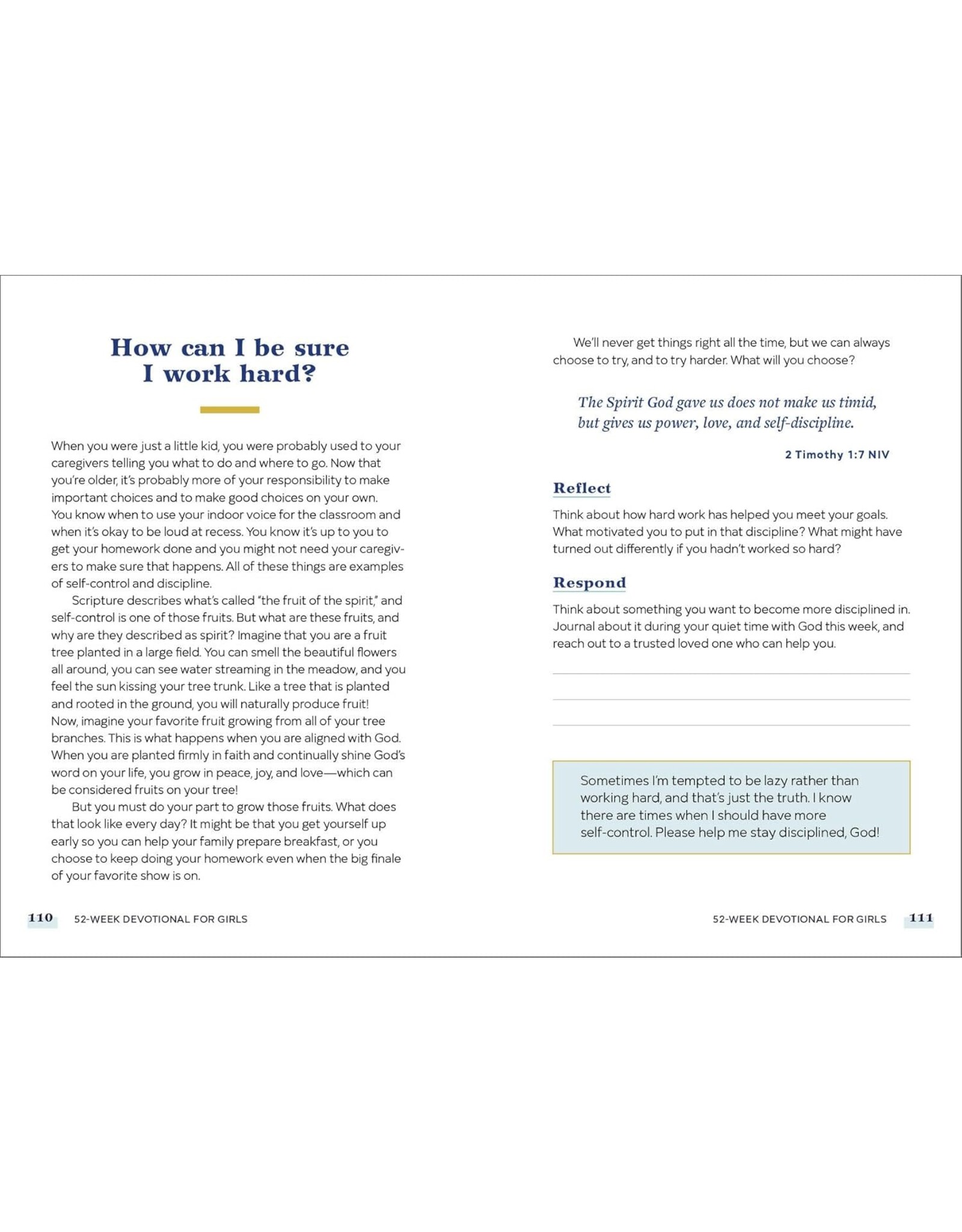 Callisto Kids 52-Week Devotional for Girls: Prayers for Growth & Inspiration