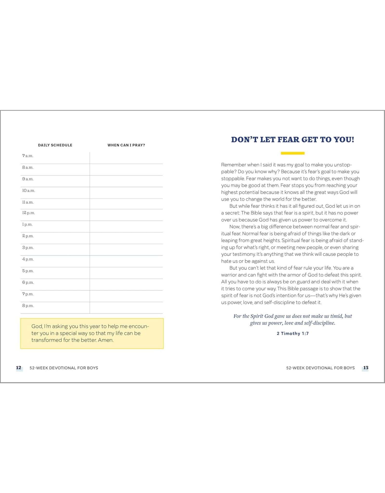 Callisto Kids 52-Week Devotional for Boys: Prayers for Growth & Inspiration