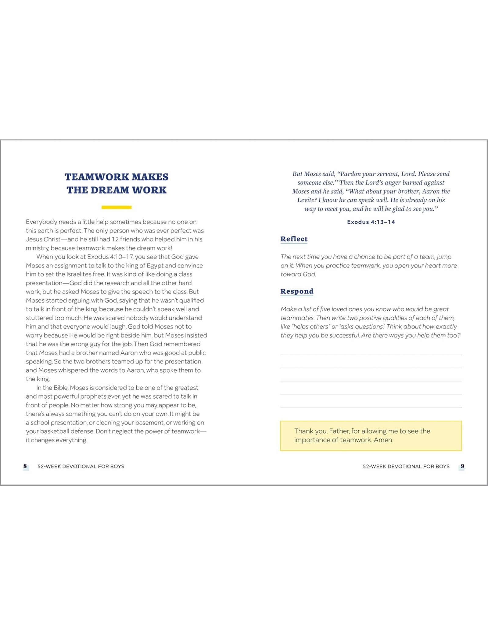 Callisto Kids 52-Week Devotional for Boys: Prayers for Growth & Inspiration