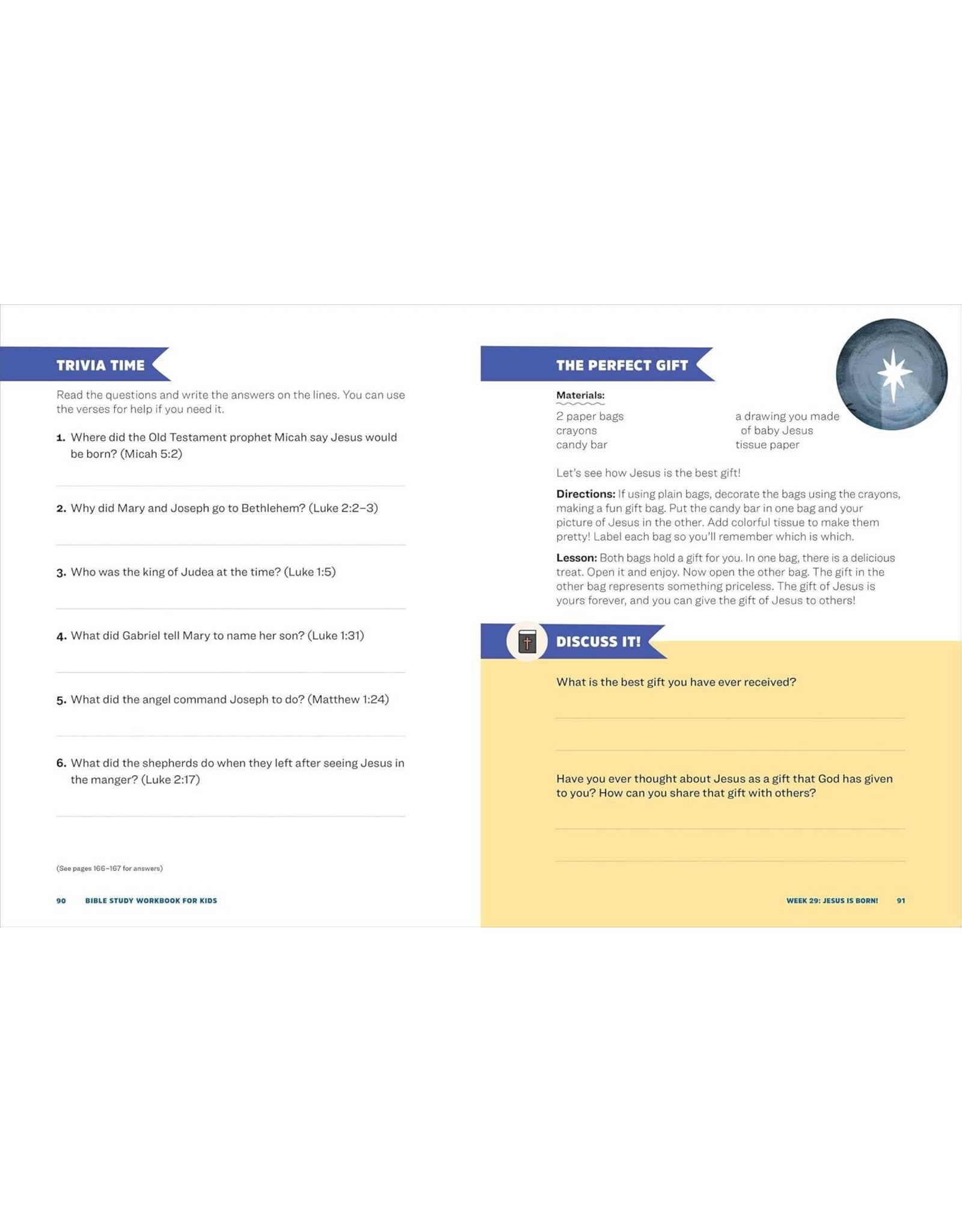 Callisto Kids Bible Study Workbook for Kids