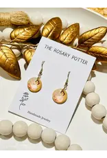 The Rosary Potter Earrings - St. Gianna Beretta Molla, Handmade