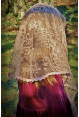 Veils by Lily Veil - Mocha Lace Mantilla