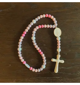 Chews Life Silicone Rosary - Little Flower