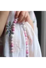 Chews Life Silicone Rosary - Little Flower