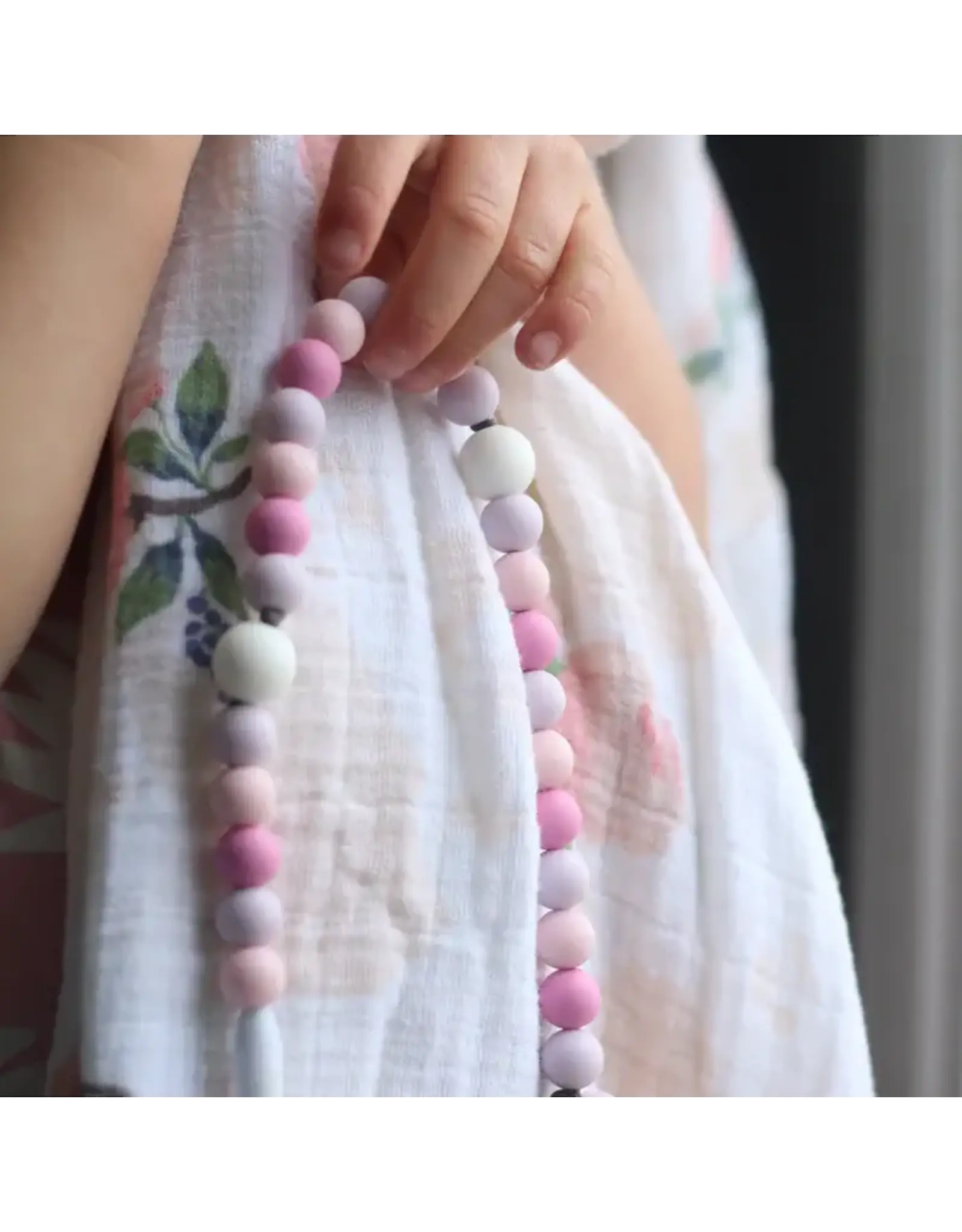 Chews Life Silicone Rosary - Little Flower