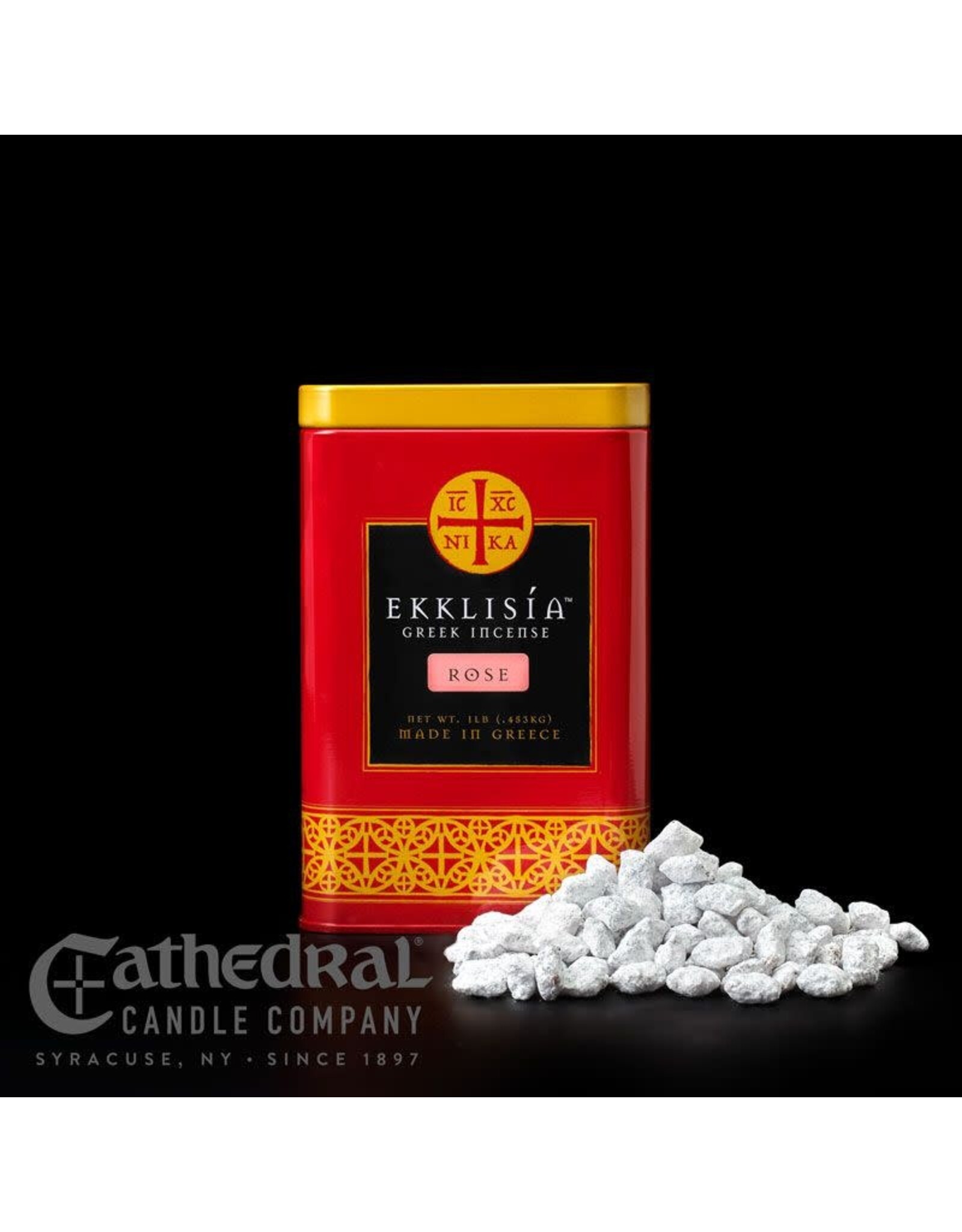 Cathedral Candle Incense - Ekklisia Rose (1 lb)